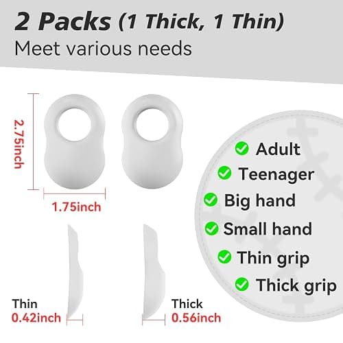 2 Pack Batter's Baseball Thumb Guard for Pro Batters, Hitter Training Aid, Thumb Guard Baseball & Softball Baseball Batting Grip Baseball Accessories Baseball Training Equipment Reduce Bat Sting-Black thumbnail 3