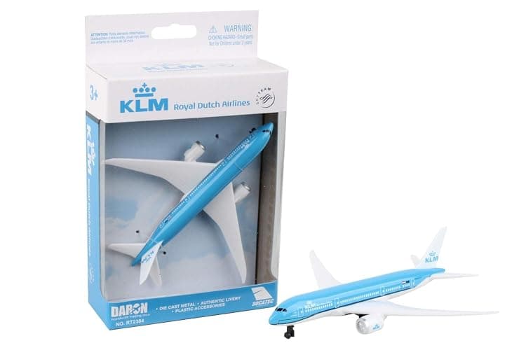 Daron Toy Airplane – KLM 787 – Die-Cast Metal Model Airplane Toy with Plastic Parts for Kids Ages 3+ - Image 1