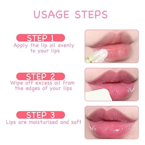 Ninnyi 6 PCS Lip Gloss Sets for Teenage Girls, Mini Fruit Lipgloss Pack for kids, Long Lasting Lip Glow Balm Lip Care thumbnail 2