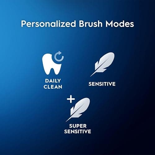 Oral-B Pro 500 + Electric Toothbrush with (1) Precision Clean Brush Head and (1) Sensitive Clean Brush Head, Rechargeable, Lilac thumbnail 5
