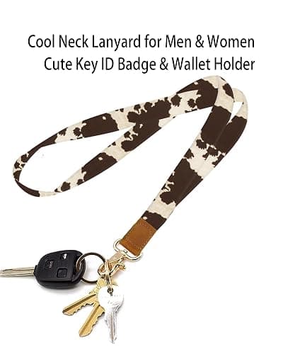 NUGGHU Lanyards for Keys, Durable Keychain Long Lanyard for Women Men, Cute Neck Lanyard for ID Badges Holder, Wallets, key thumbnail 5