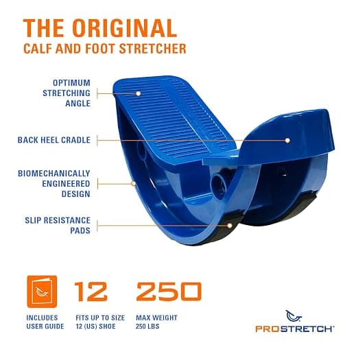 ProStretch the Original Calf Stretcher and Foot Rocker for Plantar Fasciitis, Achilles Tendonitis, and Tight Calves, Made in the USA thumbnail 3
