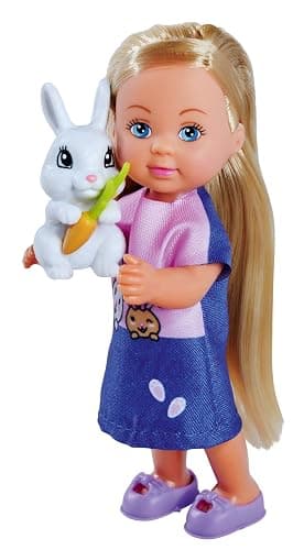 Simba Steffi Love Rabbit Family, Spielpuppe und Spielpuppe mit Hasenstall und Zwei Hasen, 12cm, 29cm, ab 3 Jahren thumbnail 4