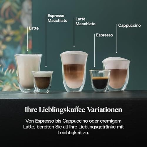 De'Longhi Dedica Style - Perfetto Kompakte Siebträgermaschine Espressomaschine mit Tasten, manuellem Milchaufschäumer für Espresso und Cappuccino, ESE Pad geeignet, 15cm breit, Metall (EC685.M) thumbnail 5