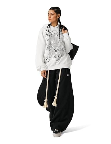Aelfric Eden Womens Hoodies Oversized Graphic Hoodies Unisex Y2k Heavyweight Hoodie Pullover Trendy thumbnail 3