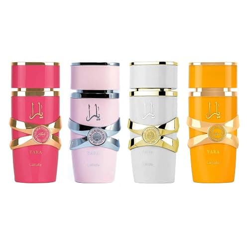 Lattafa Yara Collection – 4 × 5 ml Eau de Parfum Gift Set for Women (Yara + Yara Moi + Yara Tous + Yara Candy) thumbnail 3