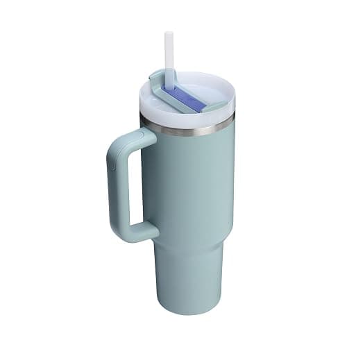 Stanley Quencher H2.0 FlowState Mug Isotherme avec Paille 1.2L - Froid Pendant 11 Heures - Glacé Pendant 48 Heures - Thermos Lavable au Lave-Vaisselle - Gourde Inox Sans BPA - Blue Cactus - Blue Cactus thumbnail 8