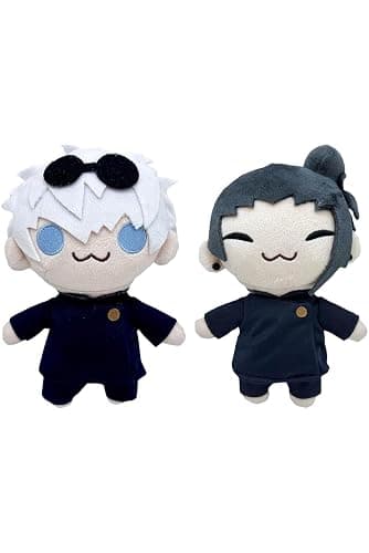Cekalue 2PCS Anime Plush Doll Classic Stuffed Figure Pillow Doll Gift for Fans - Image 1