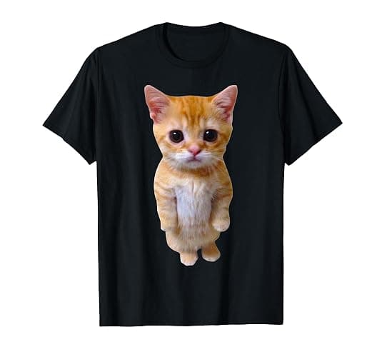 El Gato Meme Sad Crying Cat Munchkin Kitty Meme Trendy T-Shirt Small - Image 1