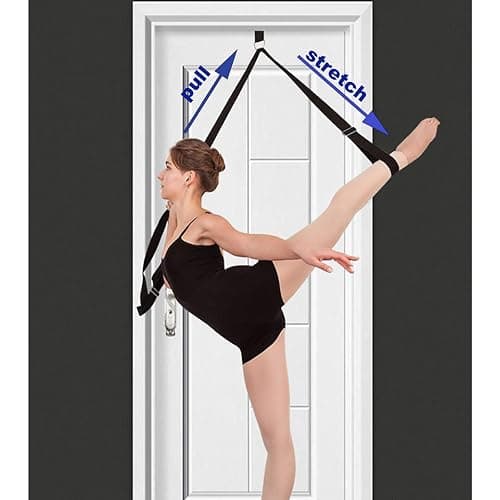 tchrules Door Leg Stretcher, Door Flexibility & Stretching Leg Strap - Great for Ballet Cheer Dance Gymnastics or Any Sport Leg Stretcher Door Flexibility Trainer Premium Stretching Equipment thumbnail 3