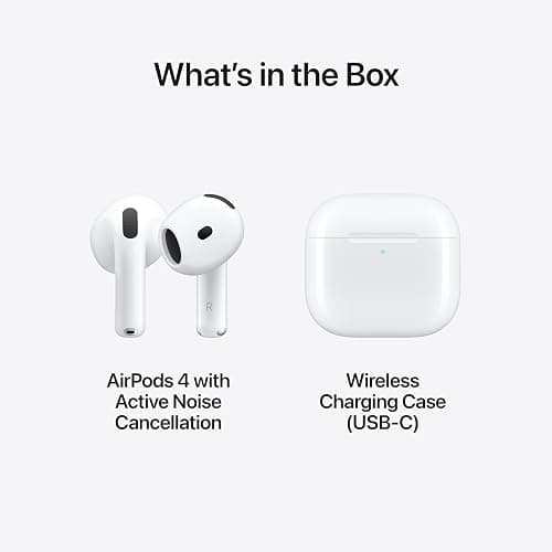 Apple AirPods 4 with Active Noise Cancellation with AppleCare+ (2 Years) thumbnail 6