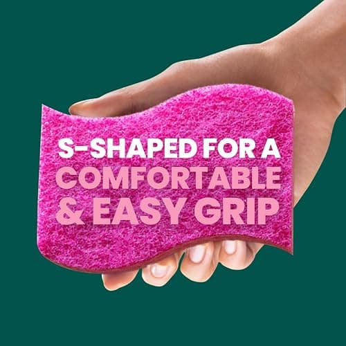 Scotch-Brite Delicate Care Scrub Sponges, 6 Count (2 Packs of 3) – Non-Scratch Cleaning for Glassware, Non-Stick Cookware thumbnail 5