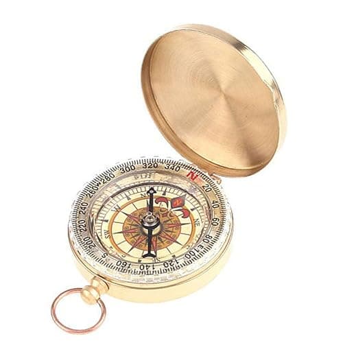 PPbean Classic Pocket Style Camping Compass - Image 1