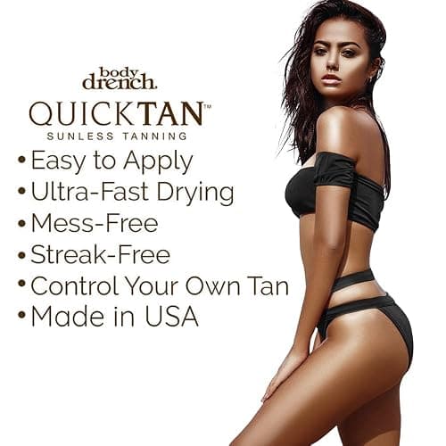 Body Drench QuickTan Instant Bronze Self Tanning Spray – Fast-Drying Self Tanner Spray for Natural-Looking Tan, 6 oz, 2 Pack thumbnail 2