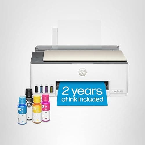 HP Smart Tank 5000 Wireless All-in-One Ink Tank Printer, Scanner, Copier with 2 Years of Ink Included, Best-for-Home, Cartridge-Free, Refillable, AI-Enabled (5D1B6A) thumbnail 20