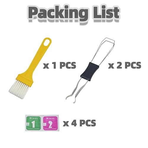Atdcoek Keycap Puller Switch Pluller with Keyboard Cleaning Brush for Mechanical Keyboard, Stainless Steel Key Removal Tool thumbnail 3