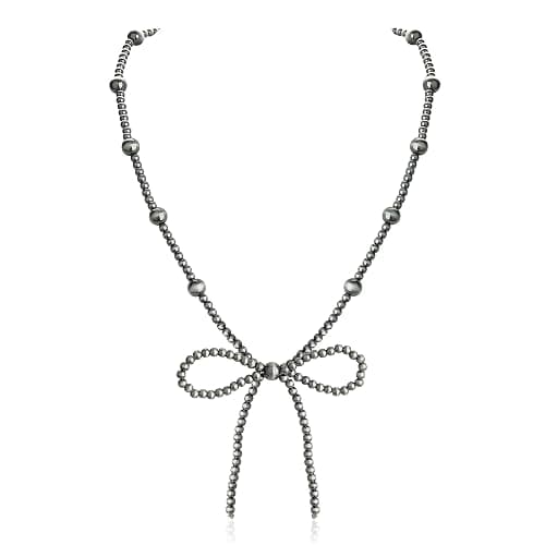 Navajo Pearl Bow Necklace Western Jewelry for Women Cowgirl Turquoise Necklaces Jewelry - 1 - Image 1
