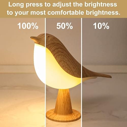 YM Dragon Bedside Lamps Bird Lamp Bird Decorations for The Home Small Lamps for Small Spaces Night Light for Kids ABS Plastic Cute Lamp for Bedroom, Living Room, Kitchen, Outdoor, Office Decor thumbnail 2