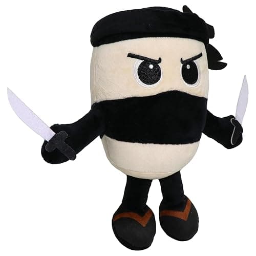 Italian Brainrot Plush, 9.8inch Cappuccino Assassino,Cute Stuffed Figure Doll for Kids and Adults Inspired Plush Toy - Image 1