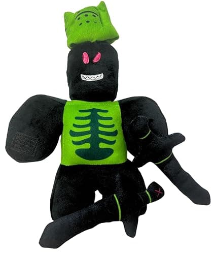 TQJOUJOU 1x1x1x1 Plush Toys, Sword Killer with Detachable Sword Stuffed Animals Dolls, Collectible Plushies for Video Game Fans (Green) thumbnail 7