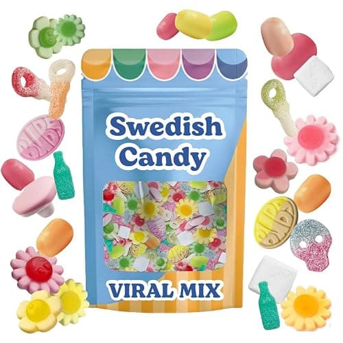 BUBS Swedish Candy Mix – Viral Sweet & Sour Gummies | Assorted Fruity Swedish Sweets | Made in Sweden | Scandinavian Pick & Mix Favorite - Image 1