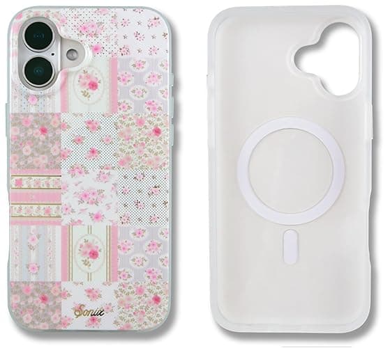 Sonix Case for iPhone 16 Plus | Compatible with MagSafe | 10ft Drop Tested | Patchwork Cottage - Image 1