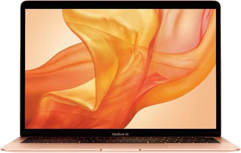Apple 2019 MacBook Air with 1.6GHz Intel Core i5, 13-inch, 8GB RAM, 128GB SSD Storage, Gold (Renewed) - Image 1