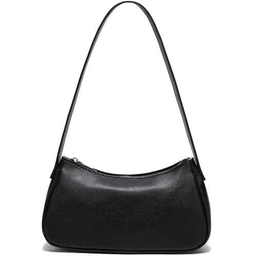 LACOMILA Small Shoulder Bag for Women Cute Mini Purse Trendy Vegan Leather Y2k Crescent Handbag - Image 1
