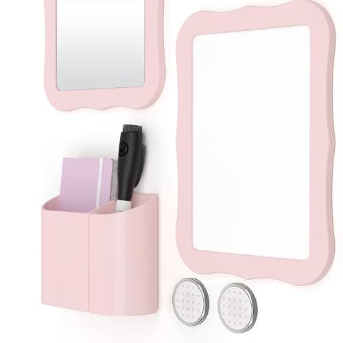 U Brands Locker Accessories Kit, Back to School Essentials, Blush, 6-Piece, Includes Whiteboard, Mirror, and Organizing Supplies thumbnail 7