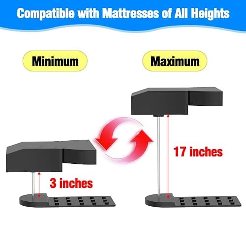 Under Sheet Bed Cooling System with Adjustable Fan Speed, Night Sweat Relief Cooling Fan for Bedroom, Bed Cooling Fan for Cooling and Sleep, Fits All Mattress Heights, Easy Installation (Black) thumbnail 4