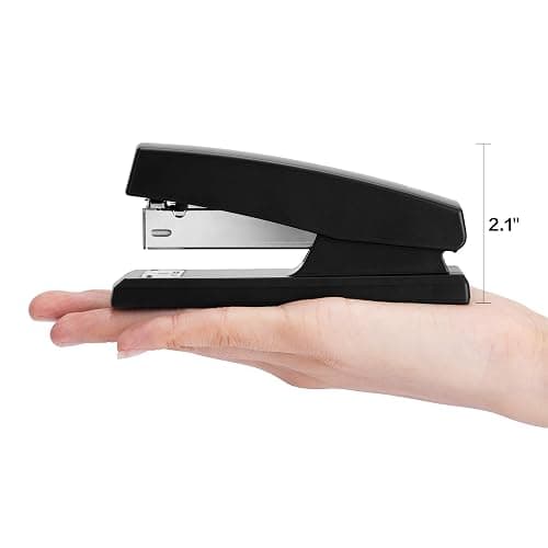 Deli Stapler, Desktop Staplers with 640 Staples, Office Stapler, 25 Sheet Capacity, Black thumbnail 3