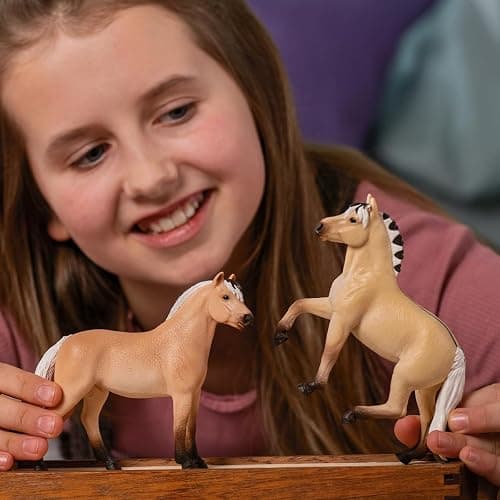 Schleich Horse Club - Norwegian Fjord Horse Mare Figurine - Pony Figures for Girls and Boys - Toys for Kids Ages 5+ | Horse Figurine, Equestrian Toy for Girls 5+, Realistic Horse Toy, Screen-Free Imaginative Pretend Play, Party Gifts thumbnail 4