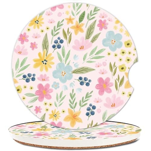 Absorbent Car Cupholder Coaster - Image 1