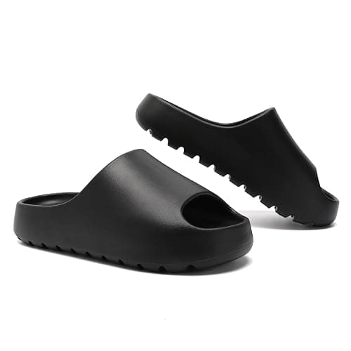 Jaeynow Cloud Slides for Women,Unisex EVA Soft Recovery Slides,Thick Sole Open Toe Mens Pillow Slides Shower Shoes Outdoor&Indoor House Slippers - Image 1