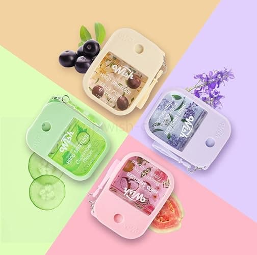 Wish Hand Sanitizer Spary Travel Size Spray 4-Piece 1.2 FL OZ (35ML) Each, Black Plum vanilla, Violet orchid sandalwood, Sweet Guava Fresh Coconut, Cucumber Melon, Hydrating and Moisturizing,(4 pack) thumbnail 2