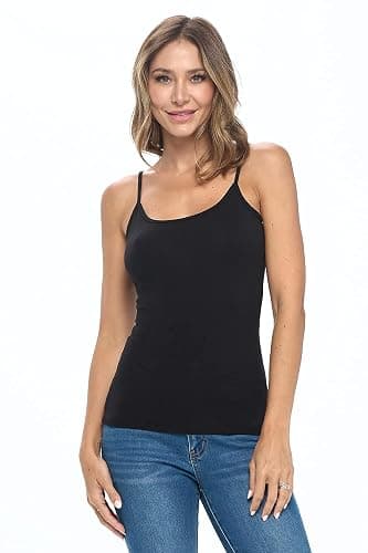 Natural Uniforms Women's Camisole Tank Top-Breathable Cotton Stretch - Image 1