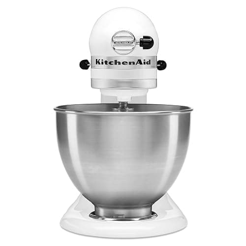 KitchenAid Classic Series 4.5-Quart Tilt-Head Stand Mixer, White, K45SSWH thumbnail 3