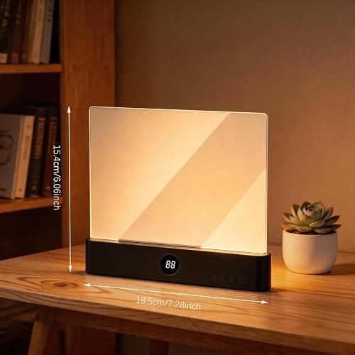 Choudao LED Book Light & Night Light 2 in 1, Flat Reading Light, Black | 3 Color Temperatures & Stepless Dimming, USB Rechargeable Full Page Light with Timer for Night Reading in Bed thumbnail 9