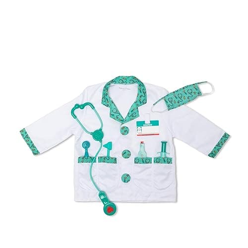 Melissa & Doug Doctor Role Play Costume Dress-Up Set (7 pcs) Frustration-Free Packaging - Frustration-free Packaging thumbnail 4