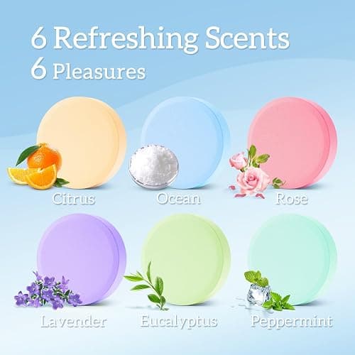Shower Steamers 12 Count, Scented Shower Bombs with Organic & Natural Fragrance, Self-Care & Relaxation Birthday Presents for Women Who Have Everything thumbnail 3
