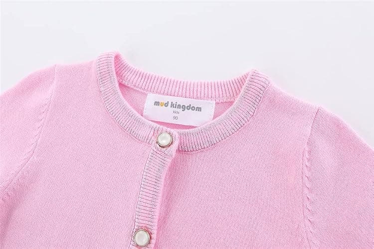 Mud Kingdom Cute Little Girls Ribbed Knit Cardigan Skirt Set School Style thumbnail 5