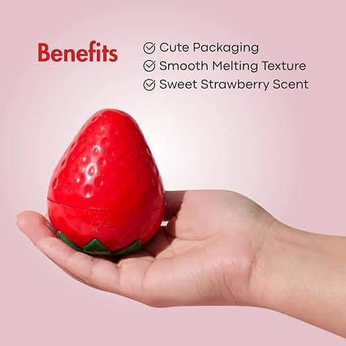 TONYMOLY Strawberry Hand Cream – Lightweight Hydrating Moisturizer with Strawberry Extract & Shea Butter for Dry Hands, 1.05 oz thumbnail 7