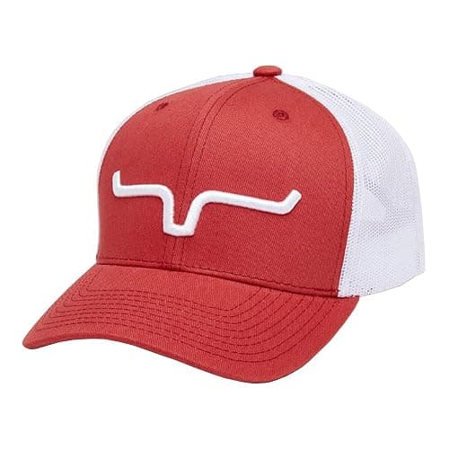 Kimes Ranch Unisex Weekly Upgrade 110 3-D Embroidered Horns Adjustable Snapback One-Size Hat - One Size - Black/White thumbnail 2