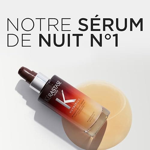 KERASTASE Nutritive - 8H Magic Night Serum Cheveux - Nourrit et Protège de L'Humidité - +98% de Force - +40% de Brillance - Protéines Végétales et Niacinamide - Texture Crème - Cheveux Secs thumbnail 11