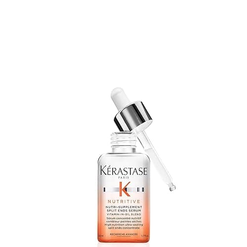 Kerastase Nutritive Split Ends Hair Serum For Dry Hair - Nourishing Leave-In Oil Treatment For Smoothness and Shine, Ultra-Sealing Formula With Anti-Dryness Polymers, 50 ml - Image 1