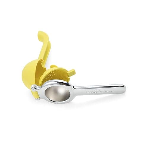 KitchenAid Citrus Juice Press Squeezer for Lemons and Limes with Seed Catcher and Pour Spout, Lemon, 8 Inch thumbnail 6