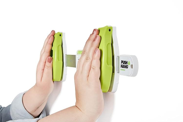 Hangman Push & Hang Pro Picture Hanging Tool Kit with Nails and Level for Wall Art Pictures Frames Green ‎PHLA-18 - 18 Inch (Pro) thumbnail 7