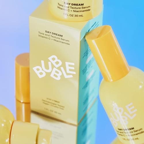 Bubble Skincare Day Dream Vitamin C Serum for Face - Hydrating Face Serum with Niacinamide + Ceramides - Helps Even Skin Tone and Improve Texture from Sun Damage - Summer Skin Care Essential (30ml) thumbnail 3