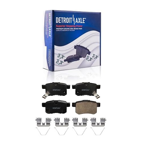 Detroit Axle - Brake Kit for 2016 Honda Accord [Sport], Drilled Slotted Disc Brake Rotors Ceramic Brakes Pads Replacement : 12.28" inch Front and 11.10" inch Rear Rotor thumbnail 5