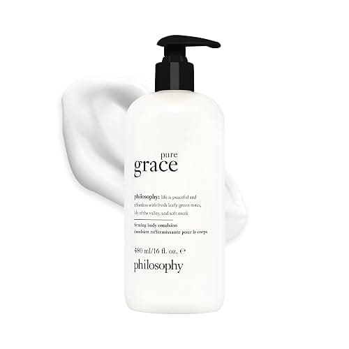 philosophy pure grace firming body emulsion- luxury scented body lotion- with shea butter & natural oils for fast absorbing hydration - skin feels soft and smooth - Image 1